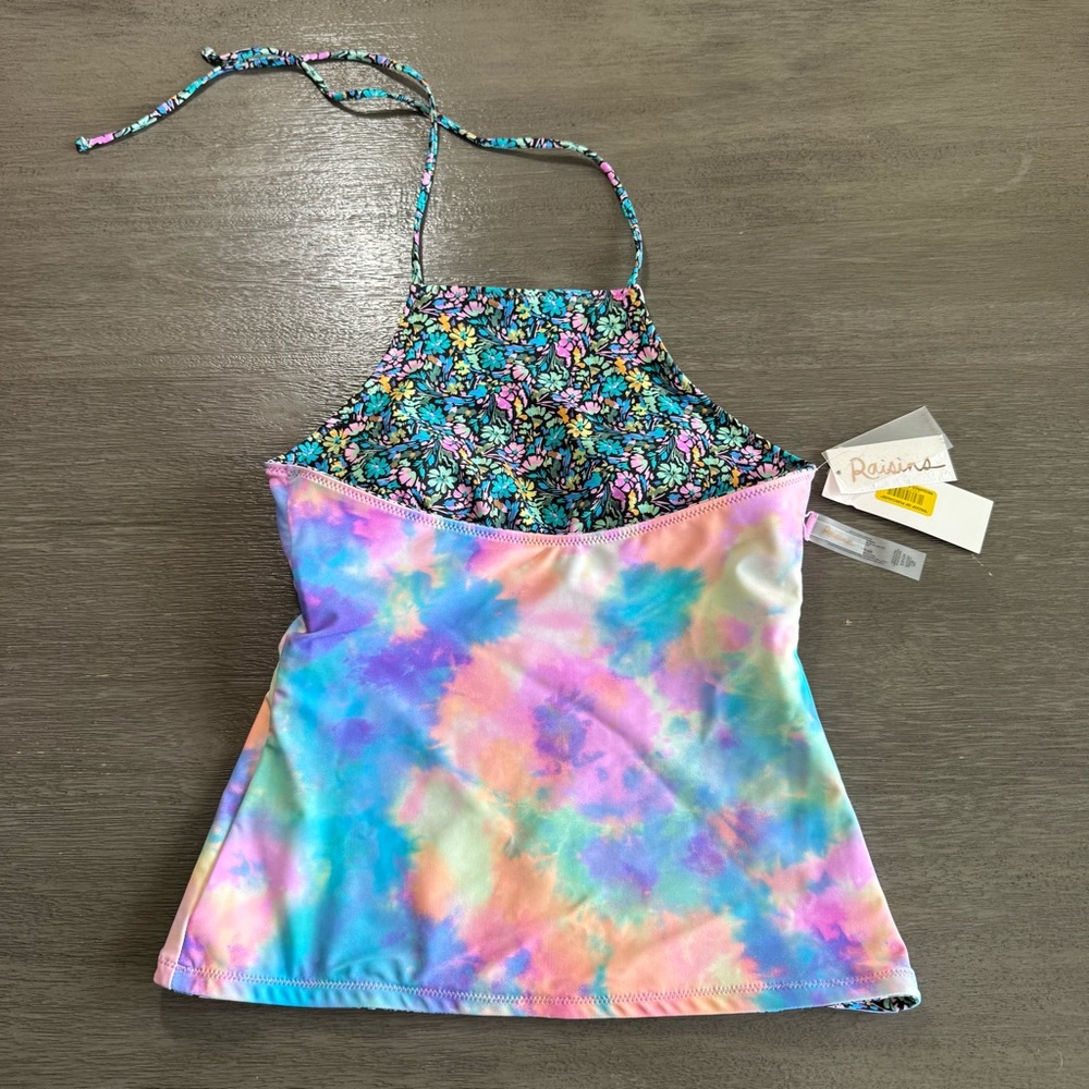 NWT Raisins Tankini Swimsuit St Croix Halter Tie Neck S - Picture 5 of 9